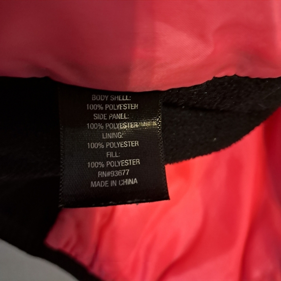 Xersion Pink & Black Puffer Vest Women’s Size Small - Picture 5 of 6